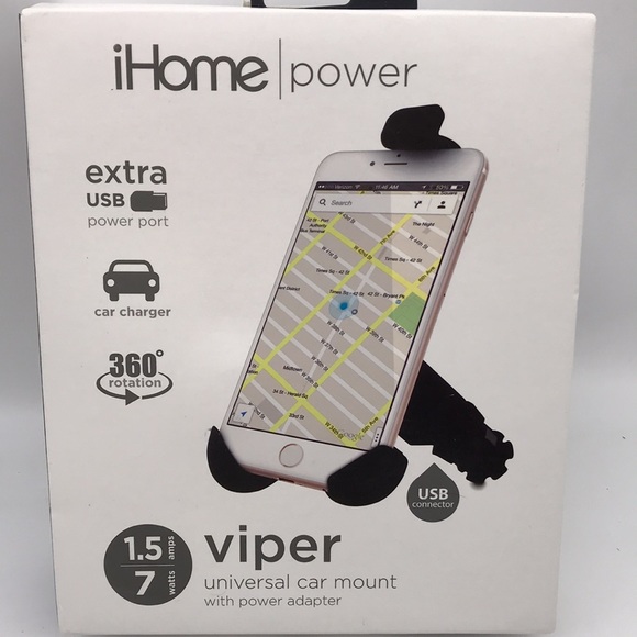 iHome Viper Universal Car Mount W/Power Adapter - Picture 2 of 6
